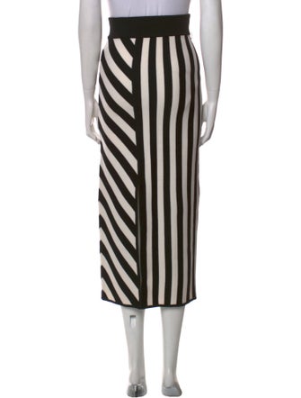 Victor Glemaud Wool Midi Length Skirt