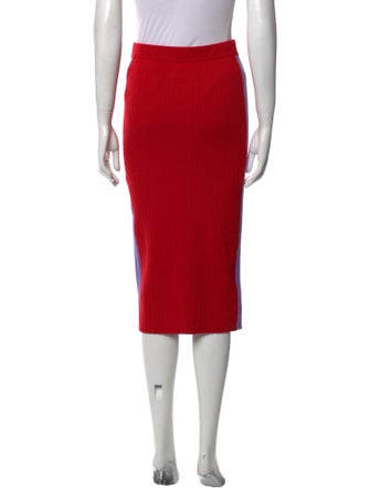 Victor Glemaud Wool Knee-Length Skirt