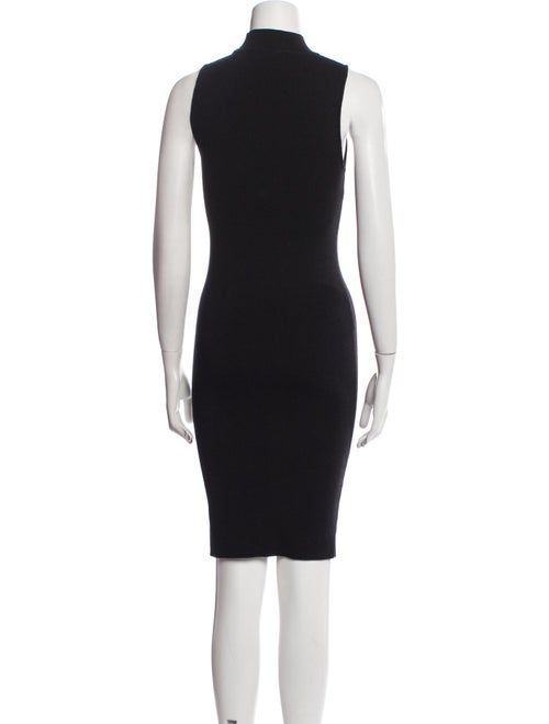 Victor Glemaud Mock Neck Knee-Length Dress