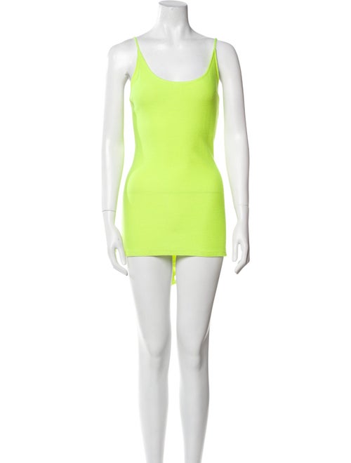 Victor Glemaud Scoop Neck Mini Dress