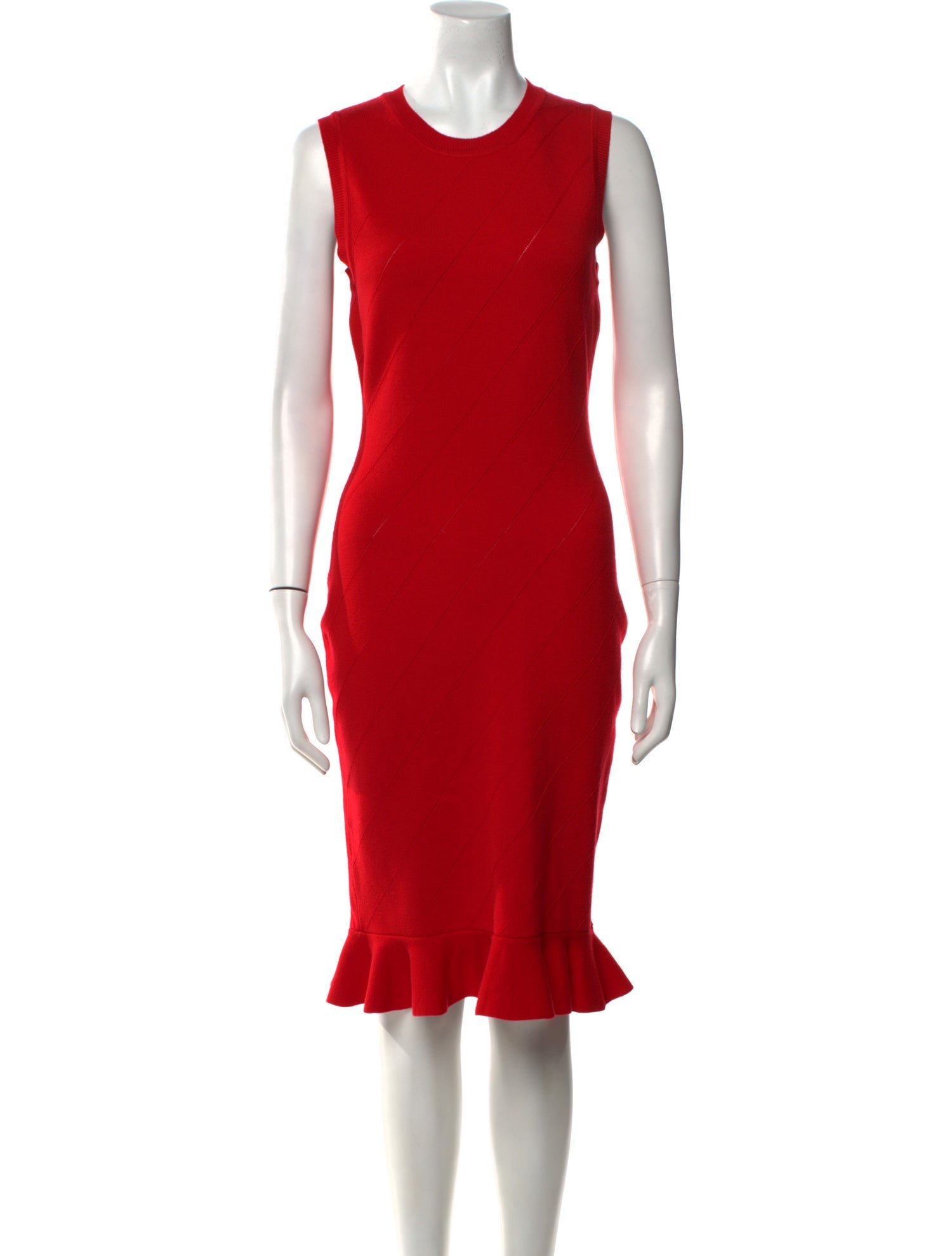 Victor Glemaud Wool Midi Length Dress