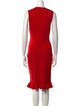 Victor Glemaud Wool Midi Length Dress