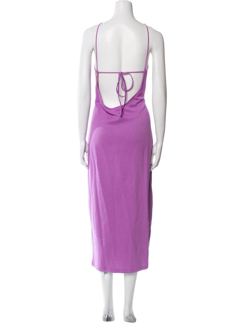 Victor Glemaud Square Neckline Long Dress