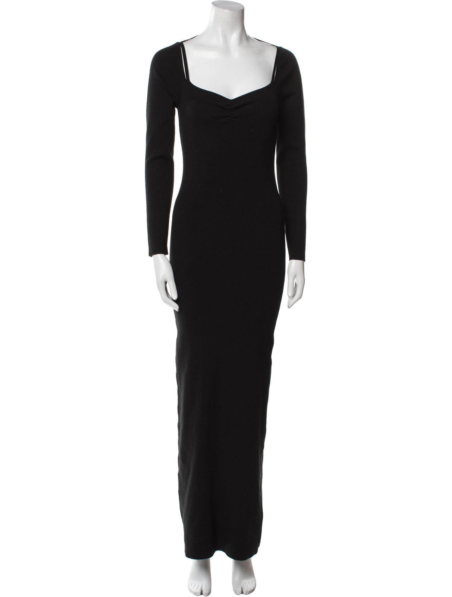Victor Glemaud Wool Long Dress