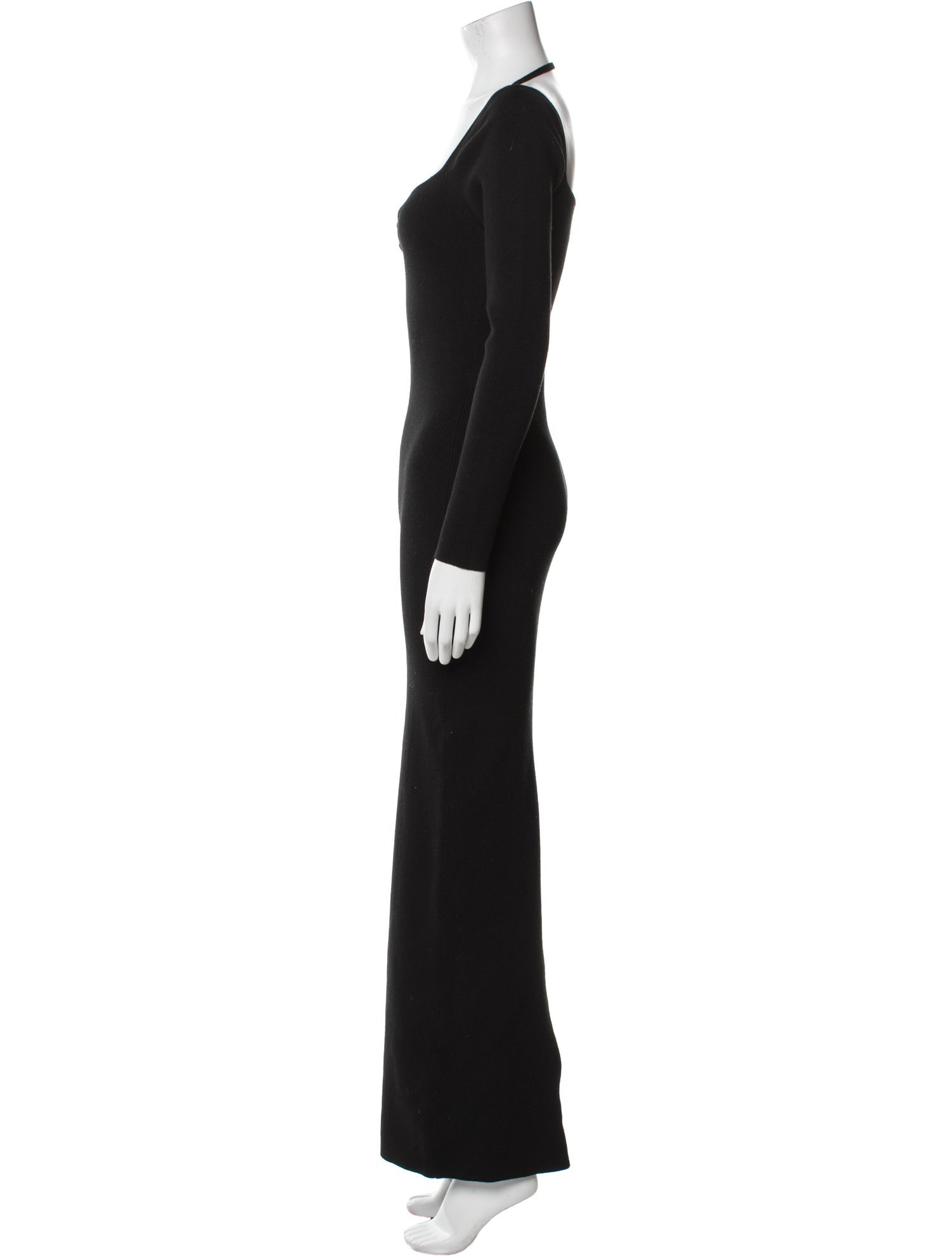 Victor Glemaud Wool Long Dress