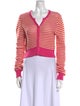 Victor Glemaud Striped V-Neck Sweater