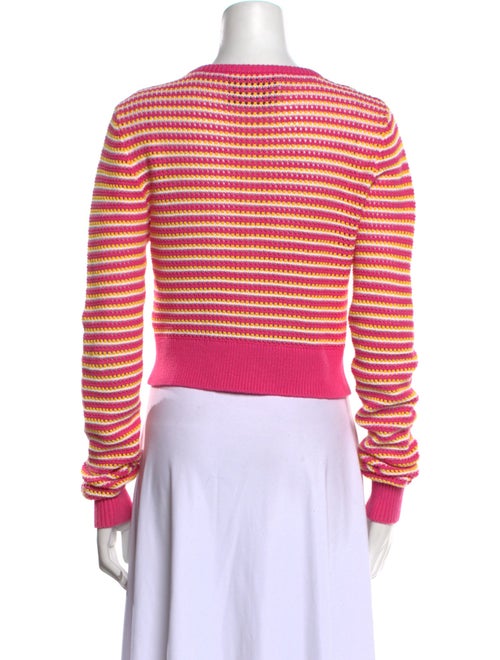 Victor Glemaud Striped V-Neck Sweater