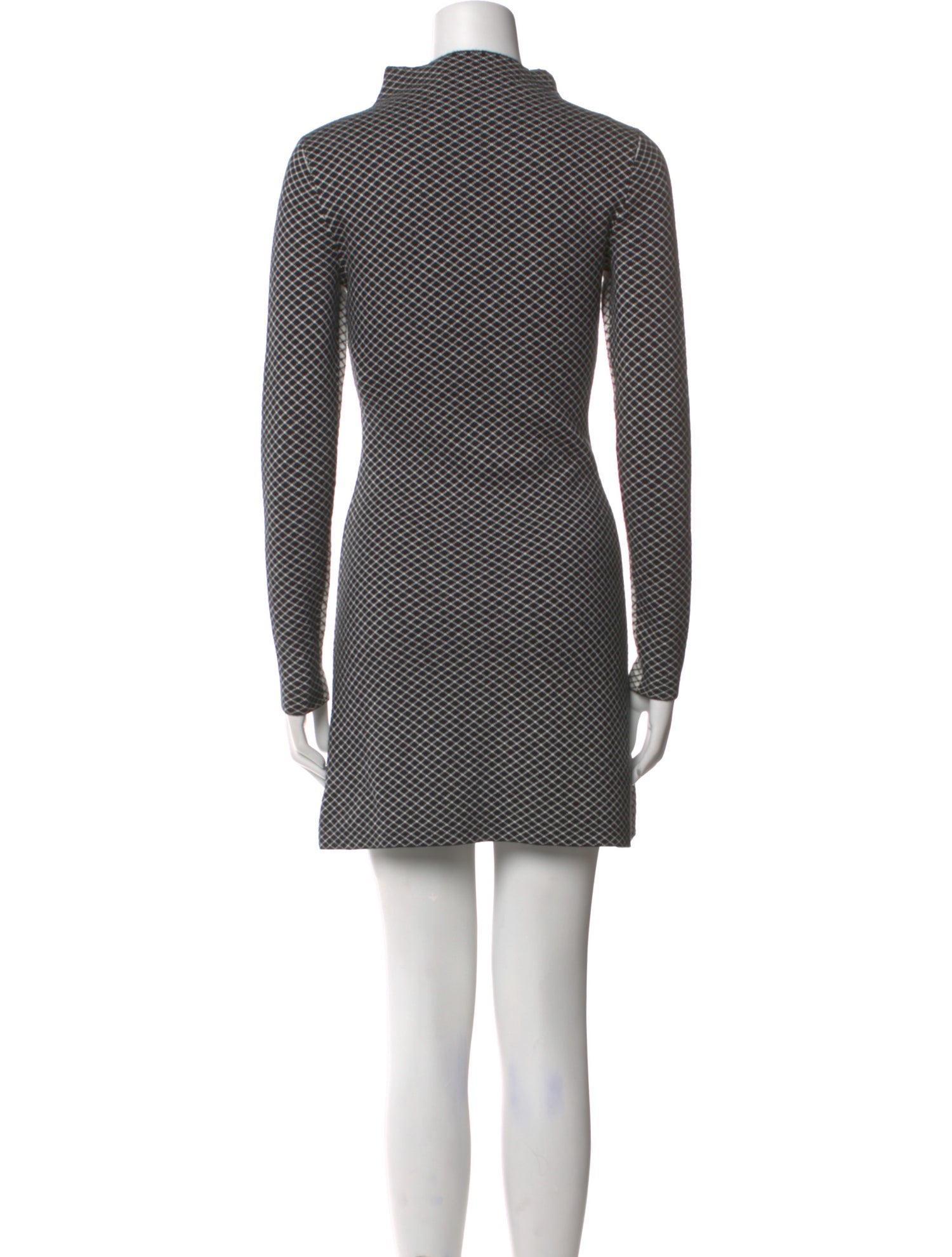 Victor Glemaud Plaid Print Mini Dress