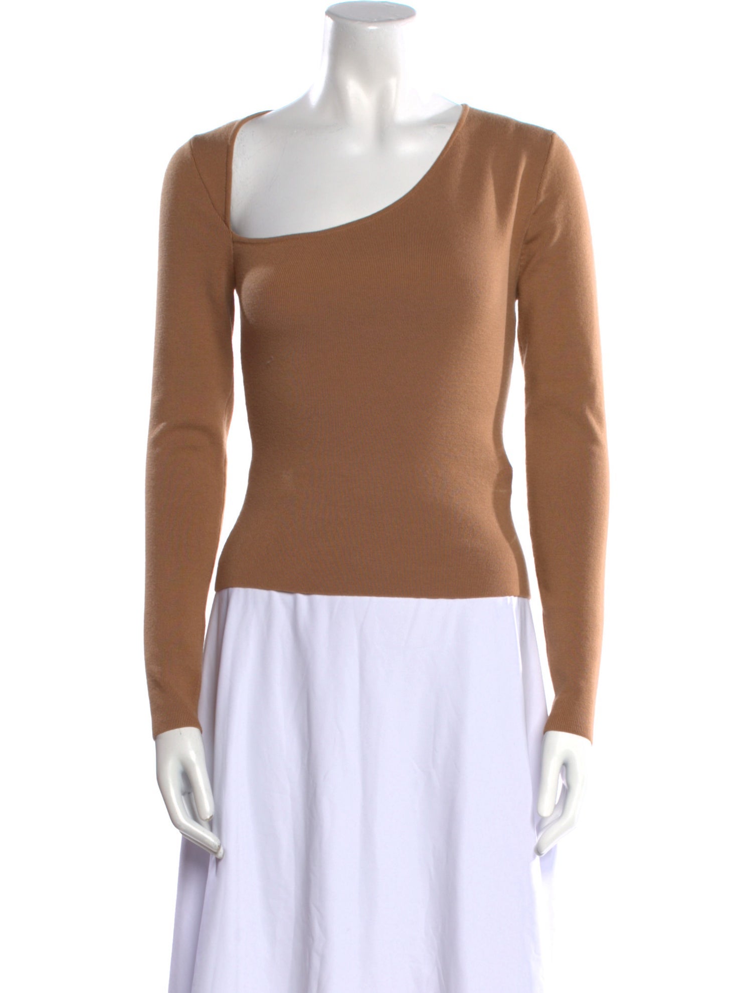 Victor Glemaud Wool One-Shoulder Top