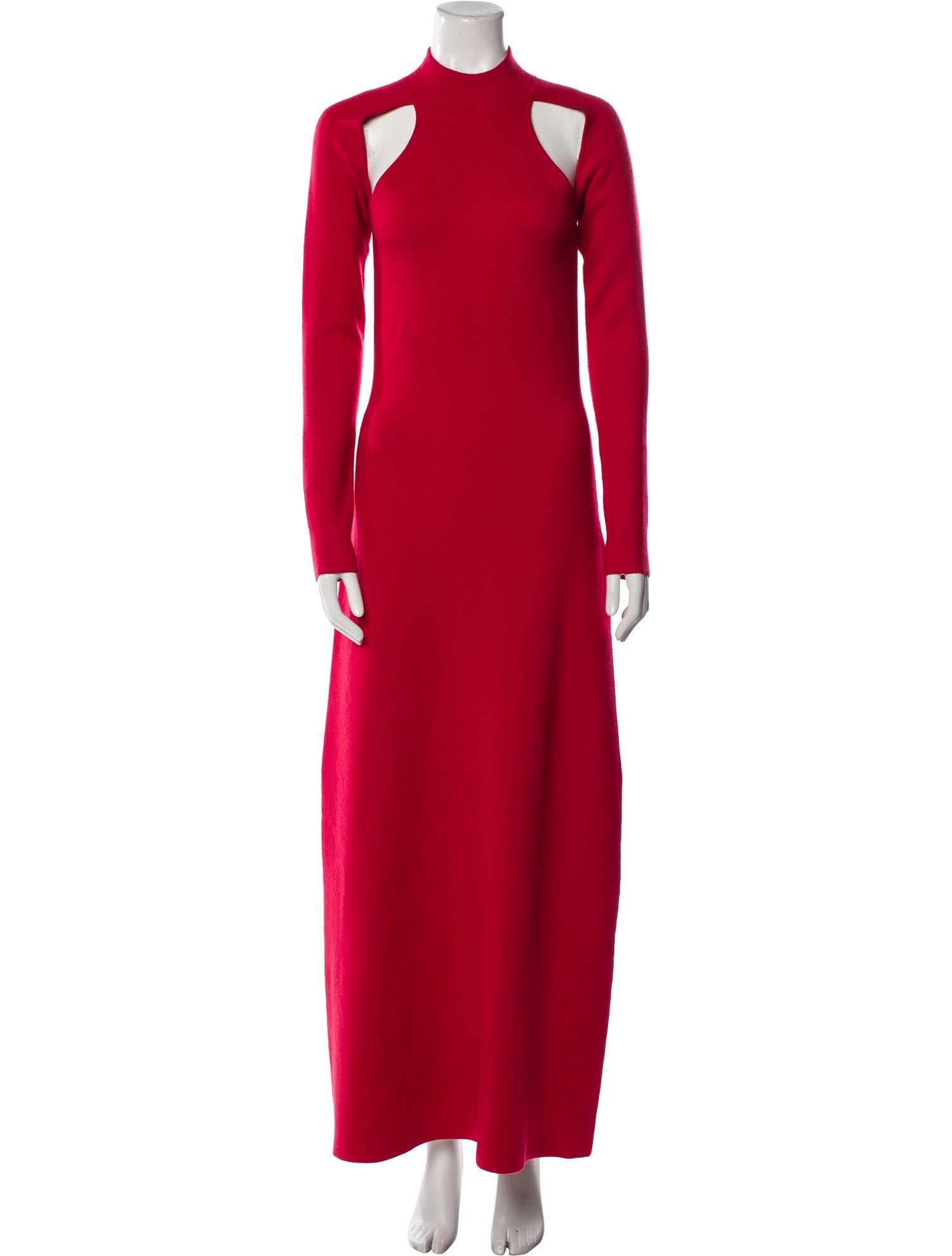 Victor Glemaud Wool Long Dress