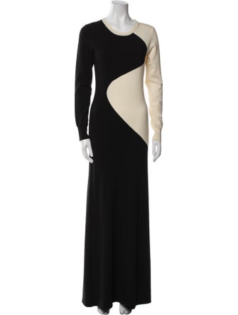 Victor Glemaud Wool Long Dress