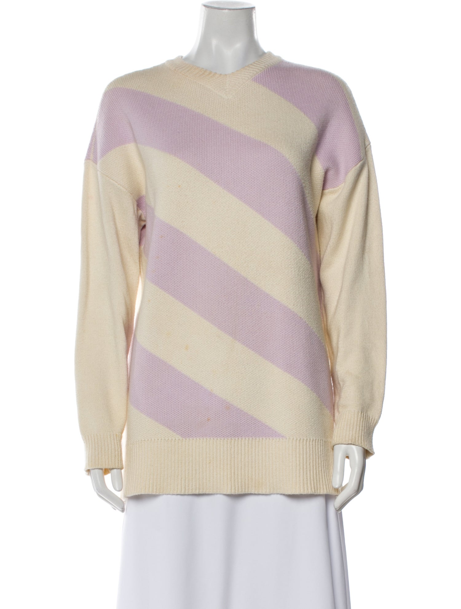Victor Glemaud Striped Crew Neck Sweater