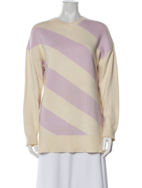 Victor Glemaud Striped Crew Neck Sweater