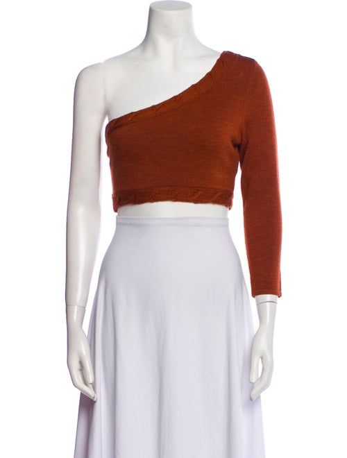 Victor Glemaud Wool One-Shoulder Sweater