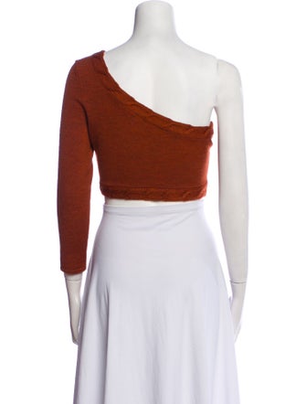 Victor Glemaud Wool One-Shoulder Sweater