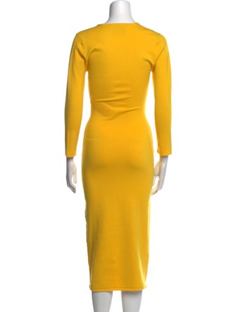 Victor Glemaud Wool Long Dress