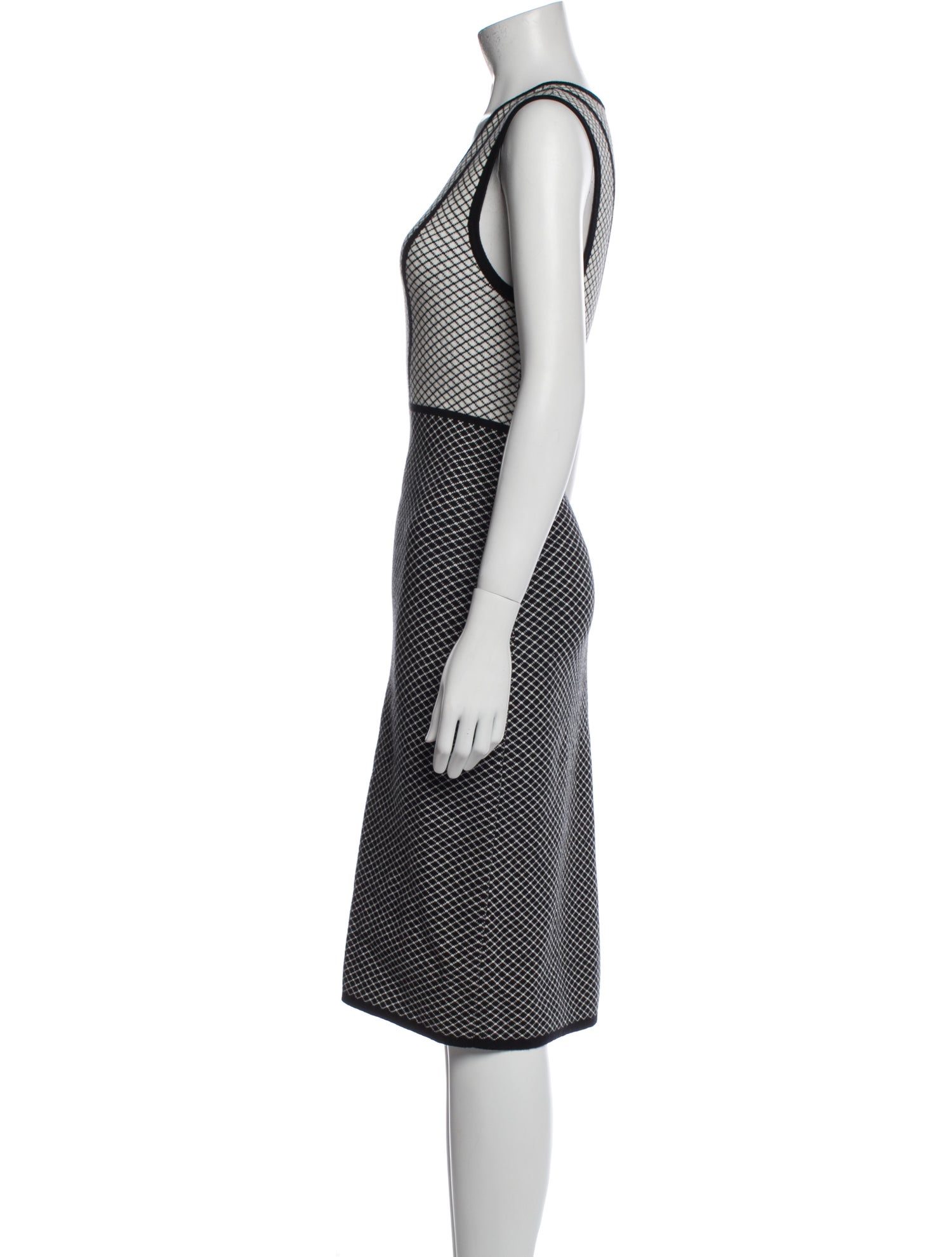 Victor Glemaud Plaid Print Knee-Length Dress w/ Tags