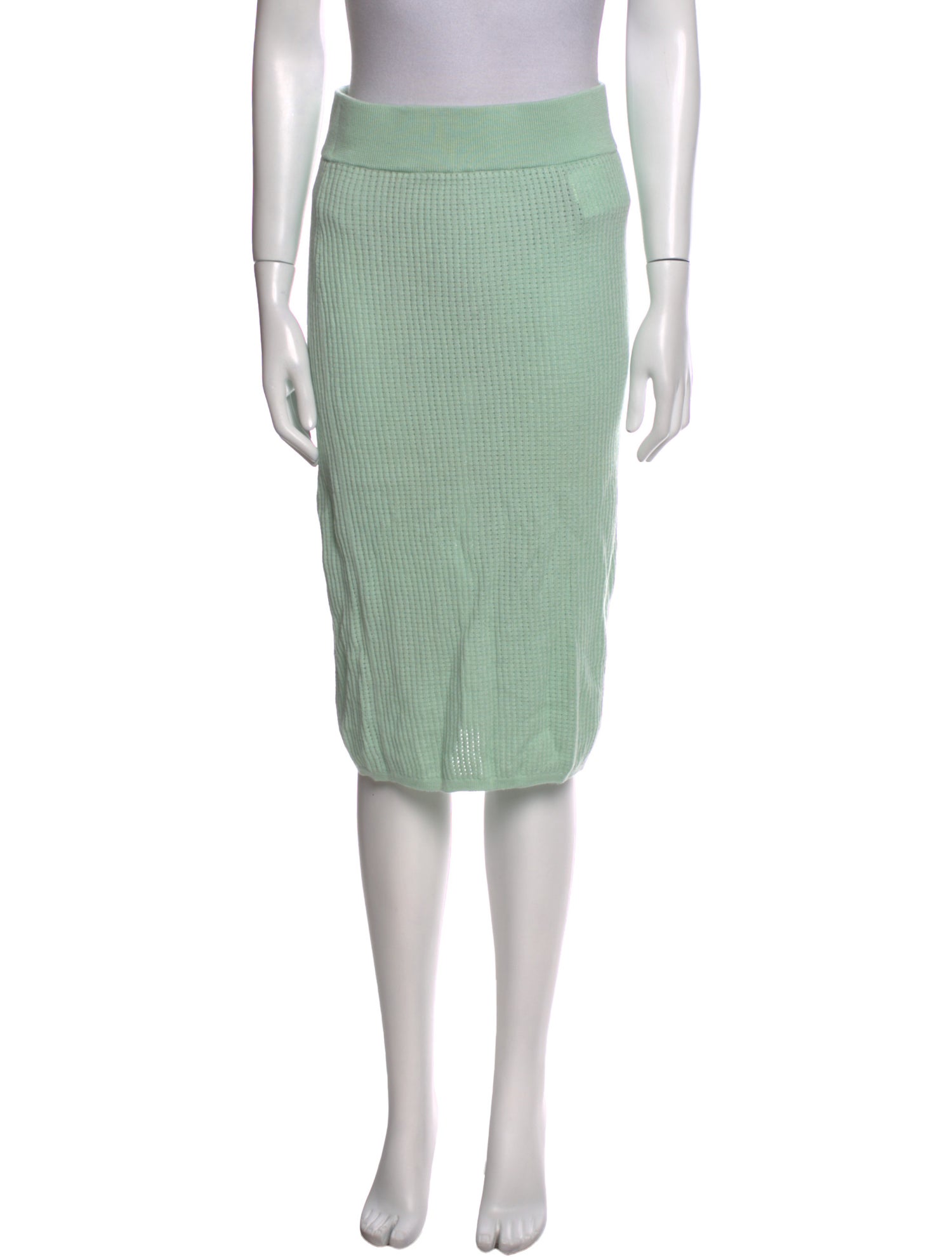 Victor Glemaud Wool Knee-Length Skirt