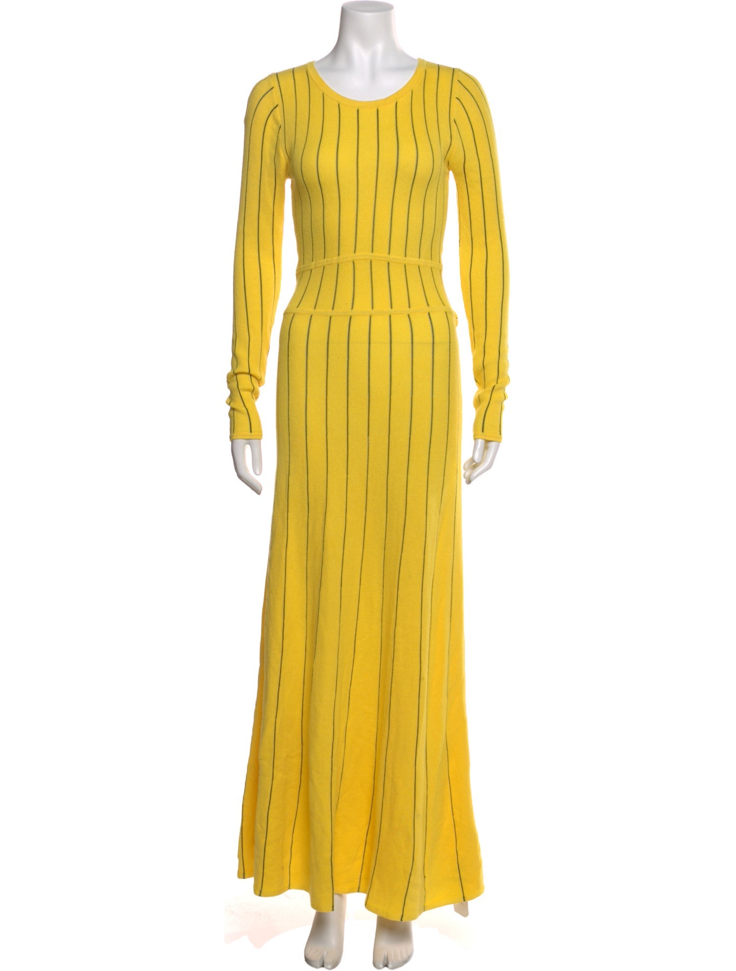 Victor Glemaud Crew Neck Long Dress