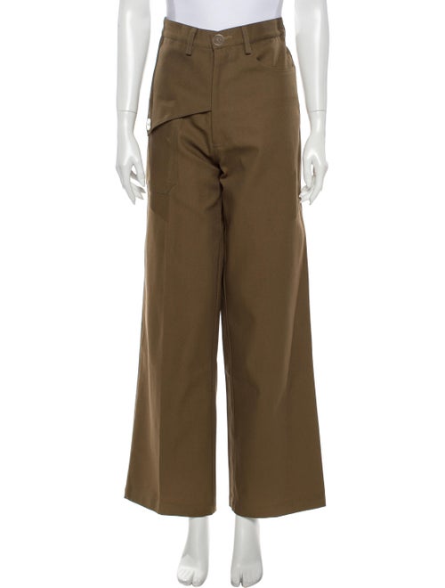 Viden Elma Wide Leg Pants Brown
