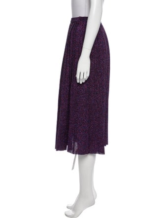 Viki-And Glitter Accents Midi Length Skirt