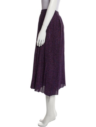 Viki-And Glitter Accents Midi Length Skirt