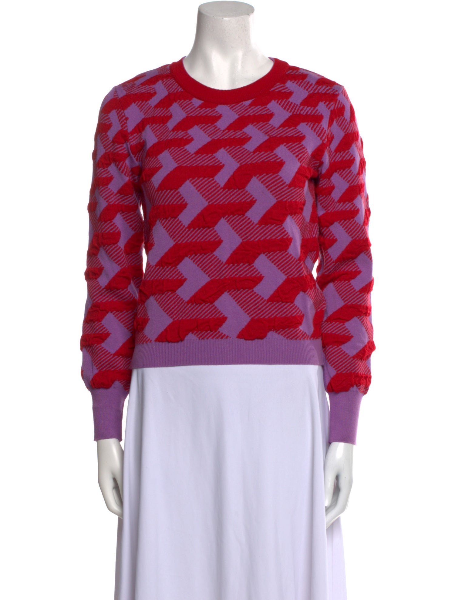 Viki-And Mohair Printed Sweater