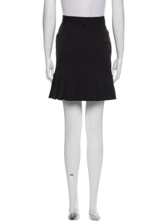 Vìen Pleated Accents Mini Skirt