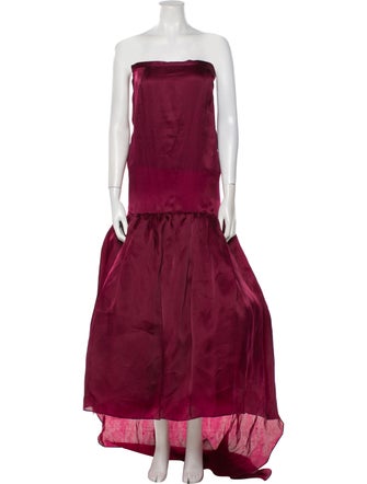 Victor de Souza Strapless Mini Dress