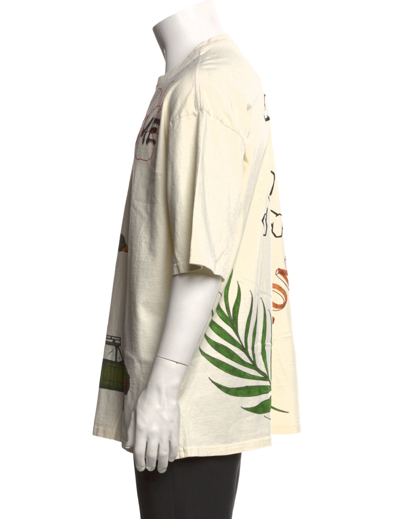 Vintage Heavy Graphic Print Crew Neck T-Shirt w/ Tags