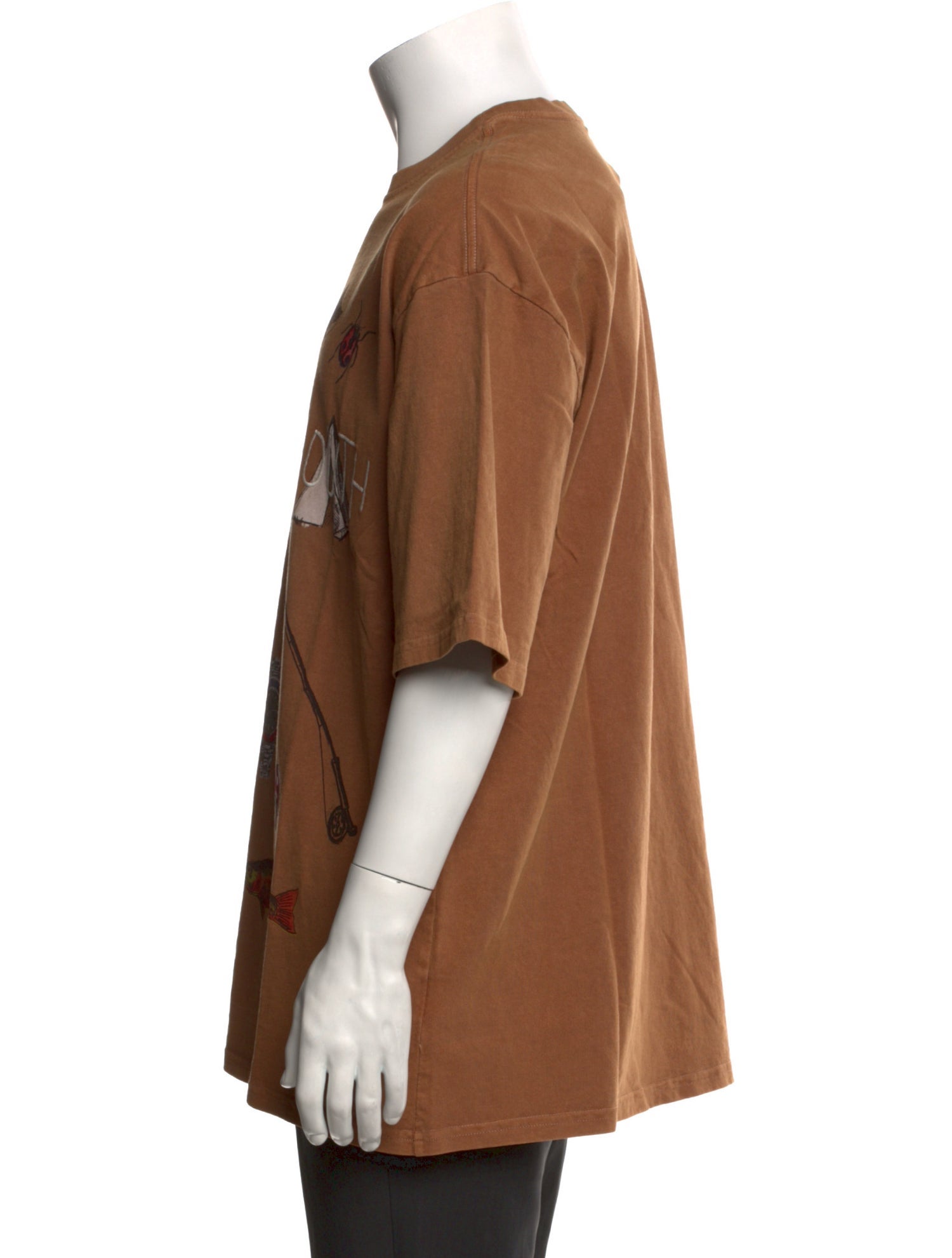 Vintage Heavy Graphic Print Crew Neck T-Shirt w/ Tags