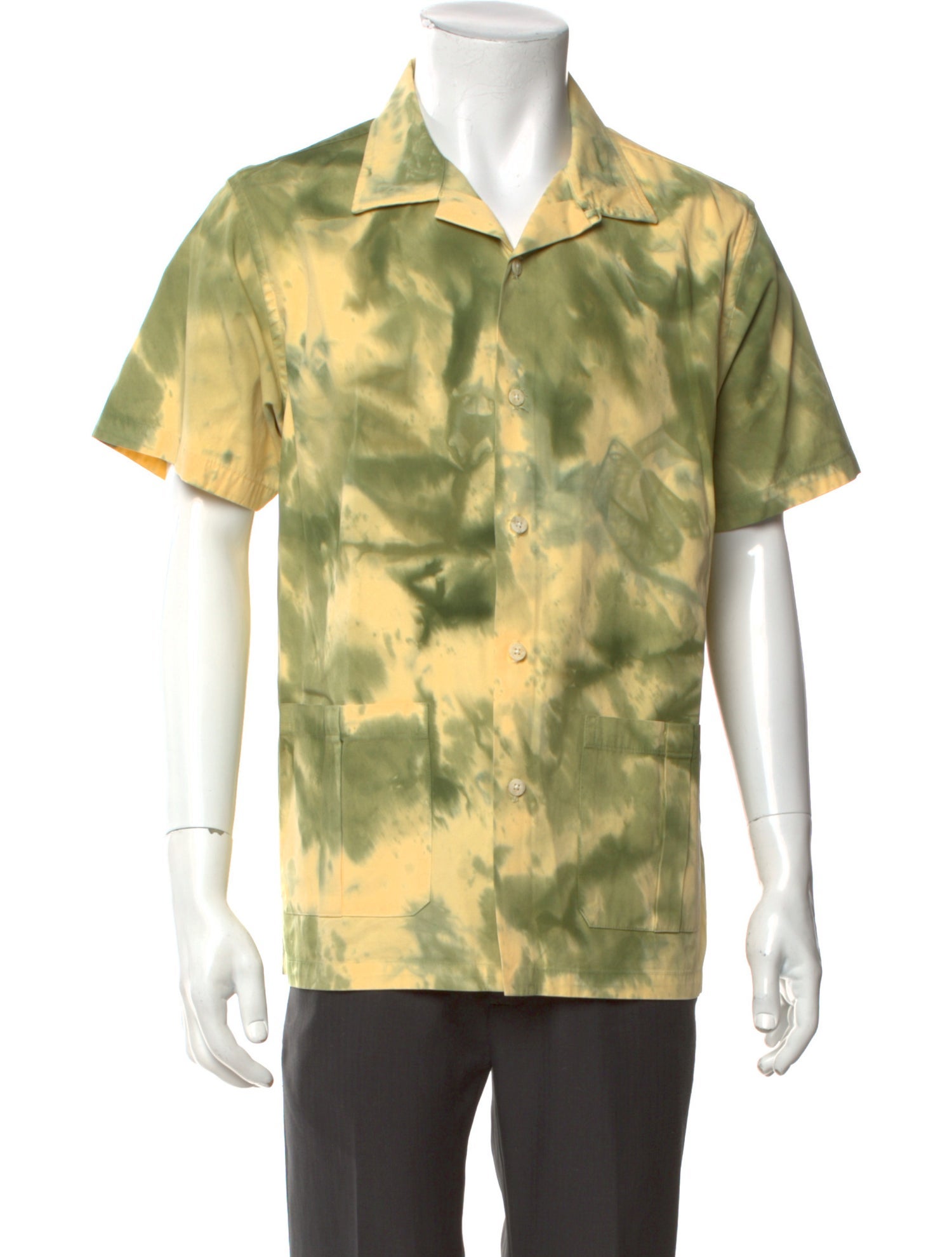 Vintage Heavy Printed Short Sleeve Shirt