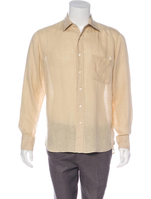 Vilebrequin Linen Woven Shirt beige