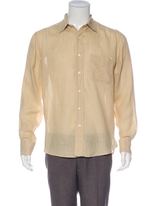 Vilebrequin Linen Dress Shirt beige