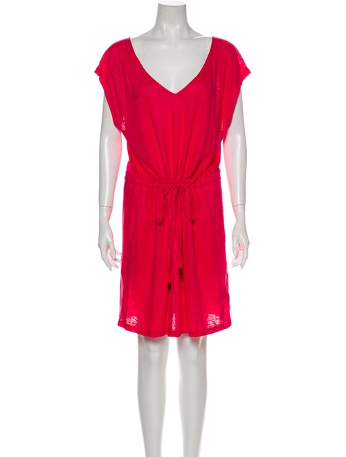 Vilebrequin Linen Mini Dress Pink