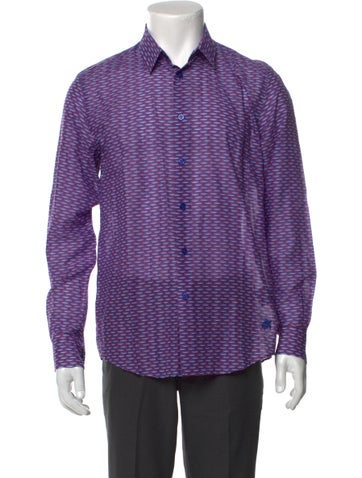 Vilebrequin Casual Shirts Printed Long Sleeve Shirt M