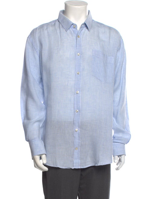 Vilebrequin Plaid Print Long Sleeve Shirt