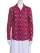 Vilebrequin Floral Print Long Sleeve Button-Up Top