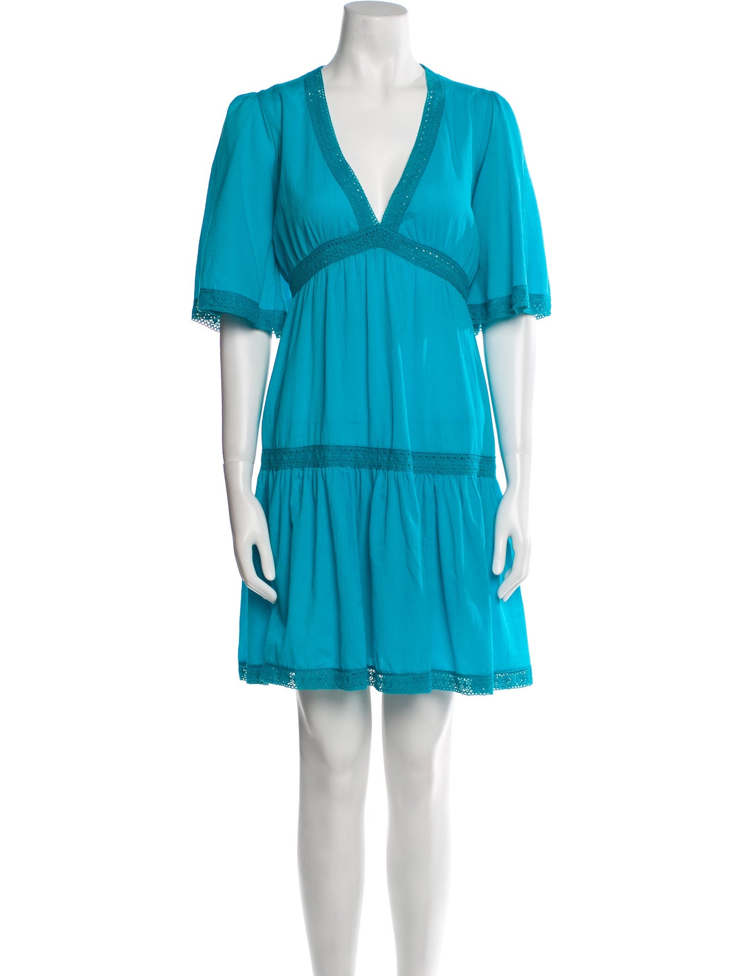 Vilebrequin V-Neck Knee-Length Dress