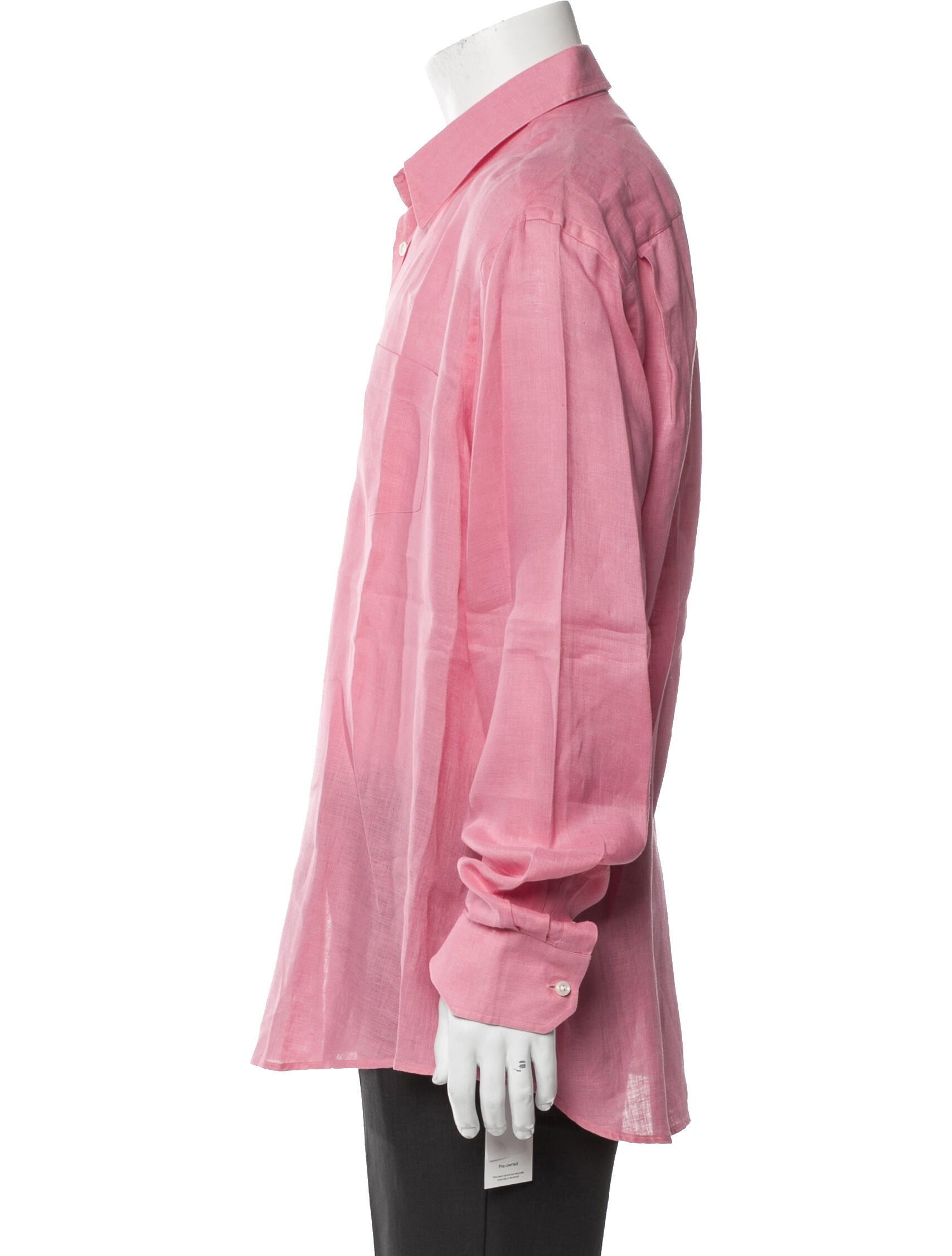 Vilebrequin Linen Long Sleeve Dress Shirt