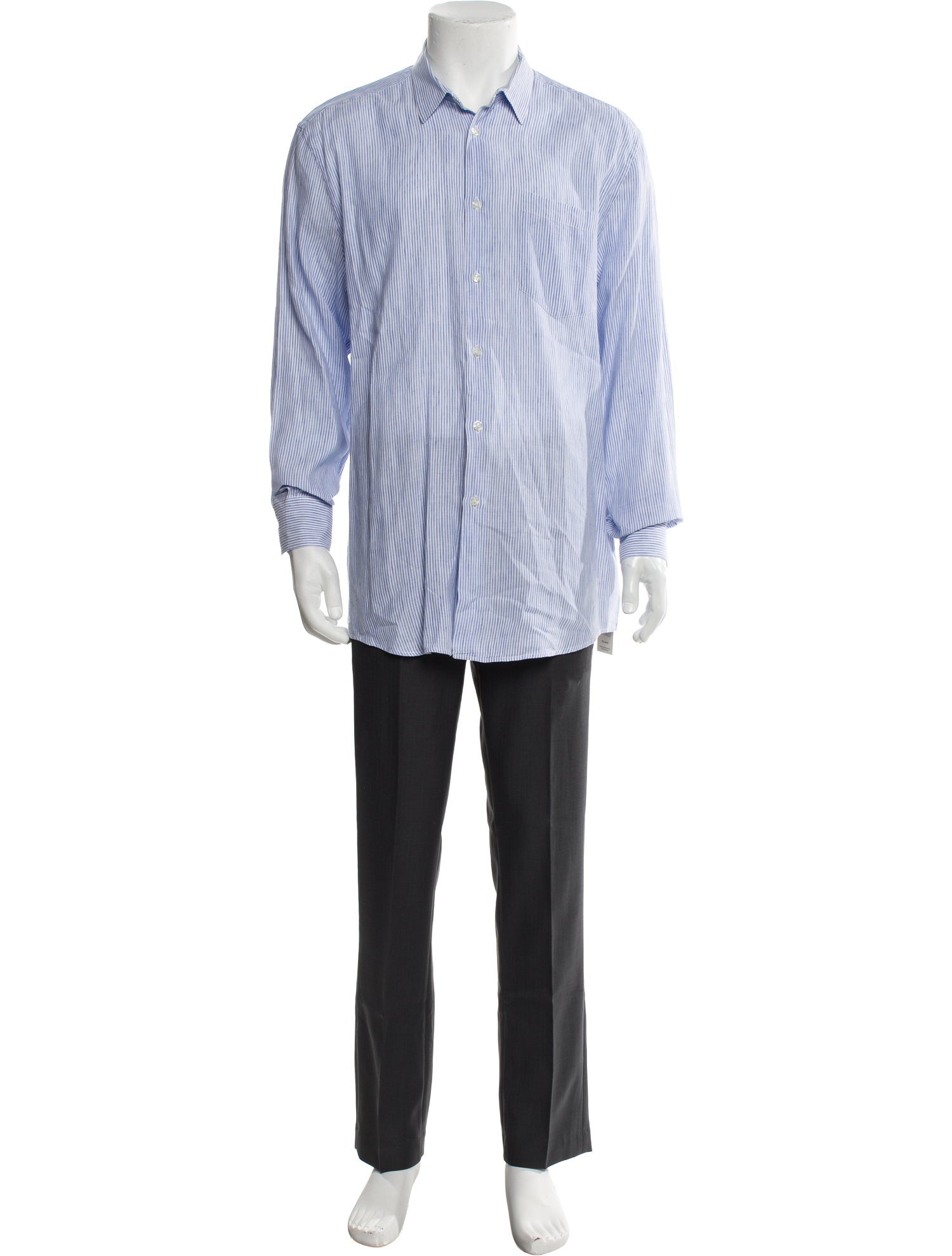 Vilebrequin Striped Long Sleeve Dress Shirt