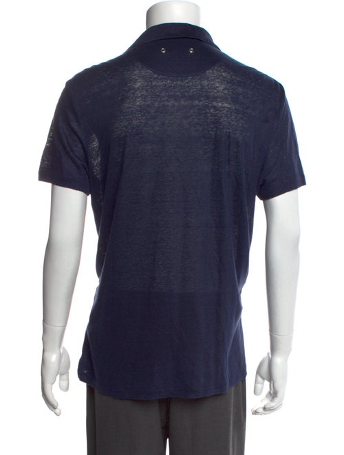 Vilebrequin Linen V-Neck Polo Shirt