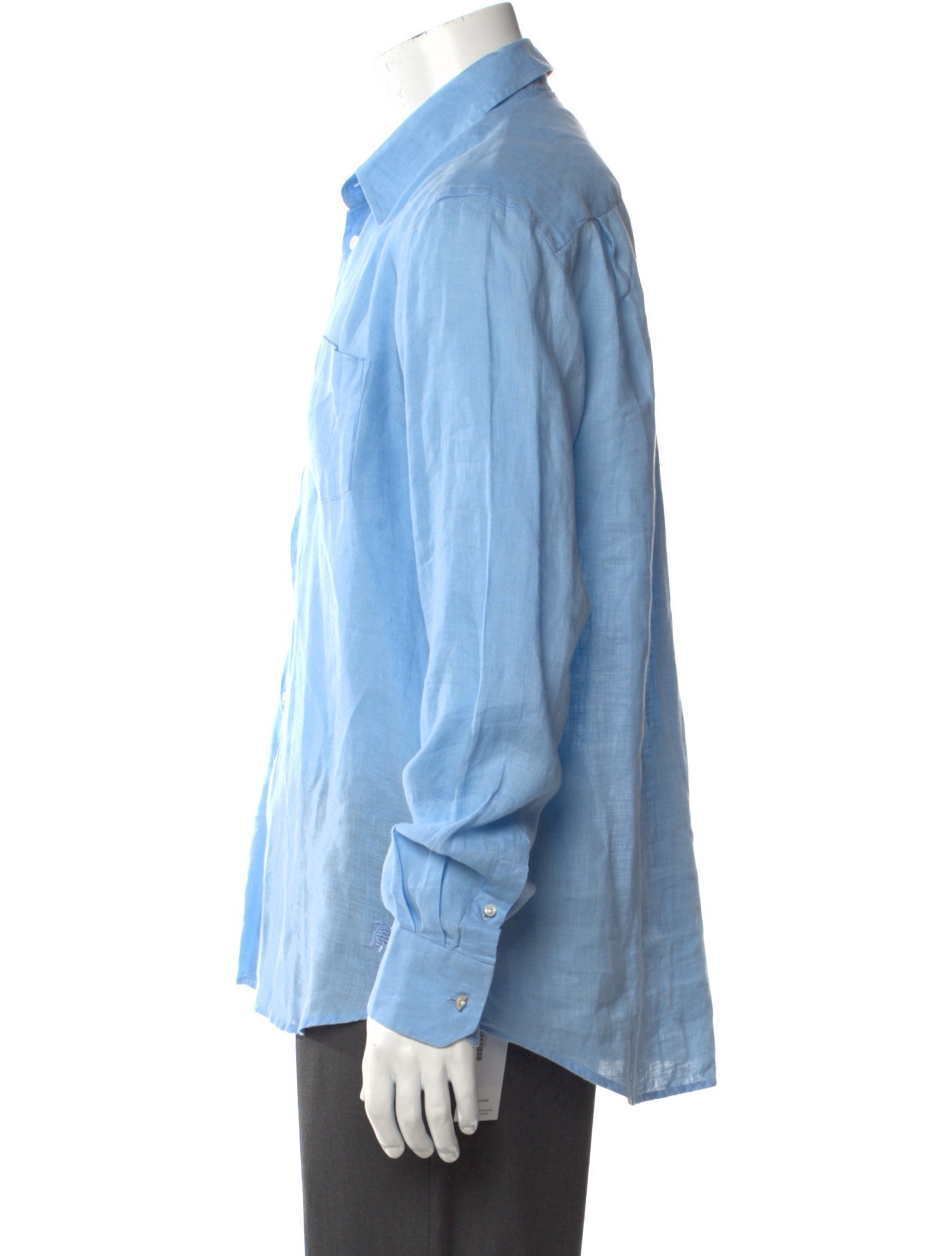 Vilebrequin Linen Long Sleeve Dress Shirt