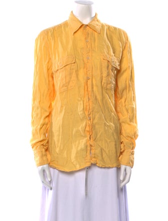 Vilebrequin Linen Long Sleeve Button-Up Top