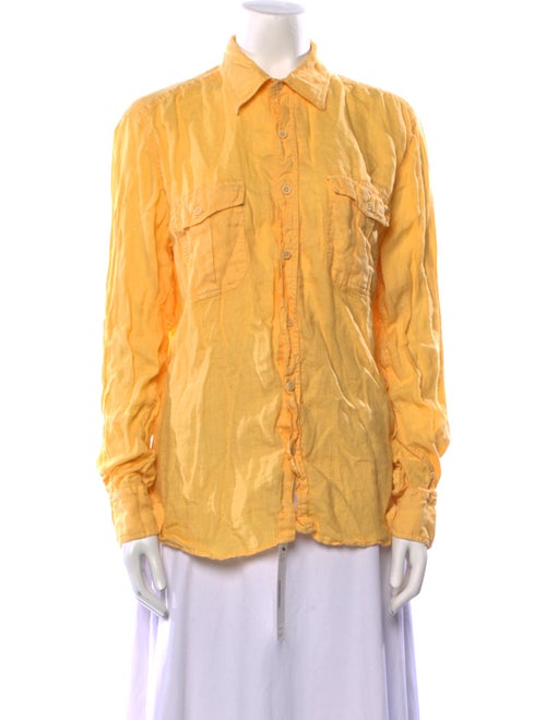 Vilebrequin Linen Long Sleeve Button-Up Top