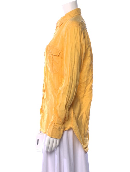 Vilebrequin Linen Long Sleeve Button-Up Top