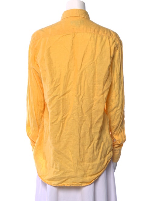 Vilebrequin Linen Long Sleeve Button-Up Top