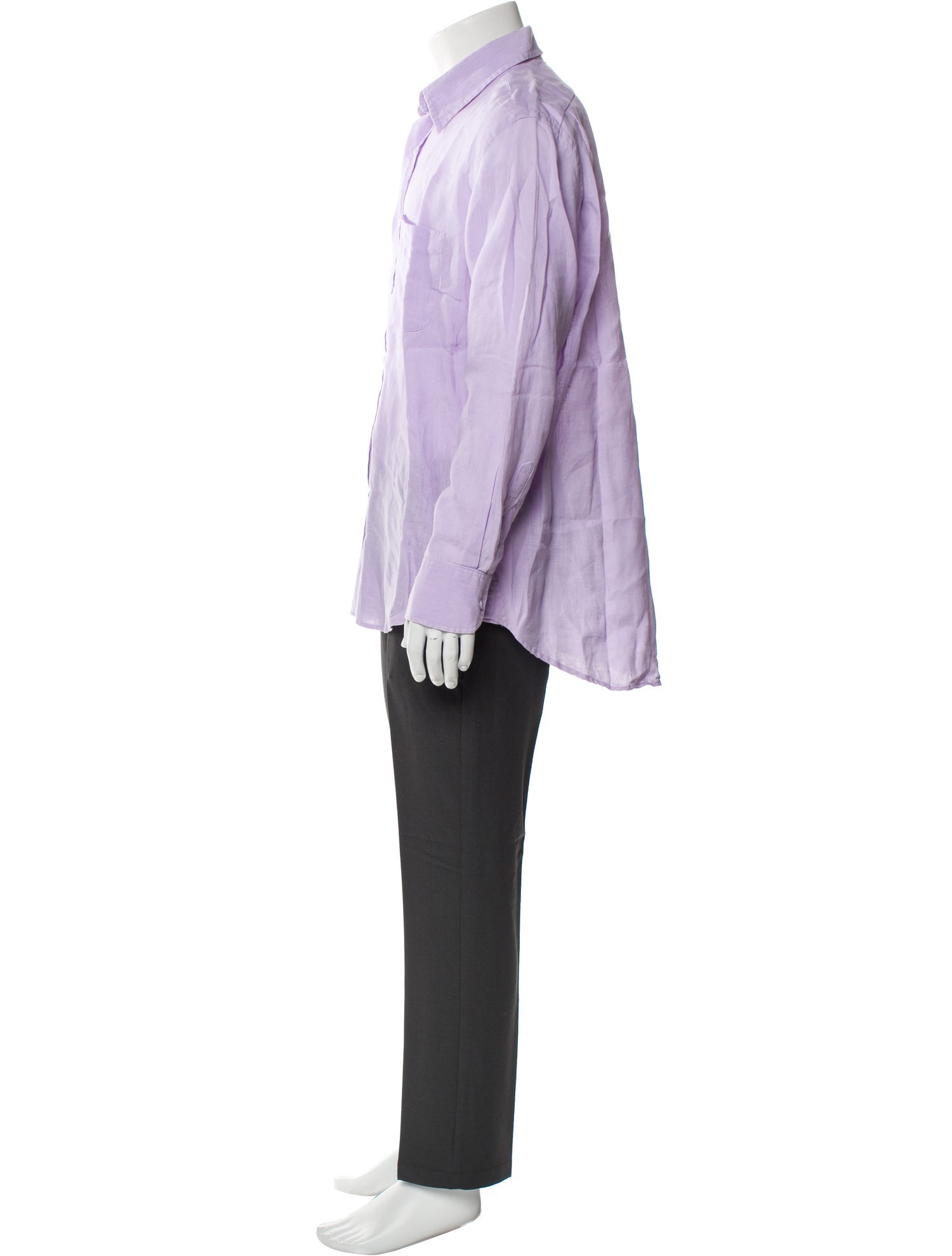 Vilebrequin Linen Long Sleeve Dress Shirt