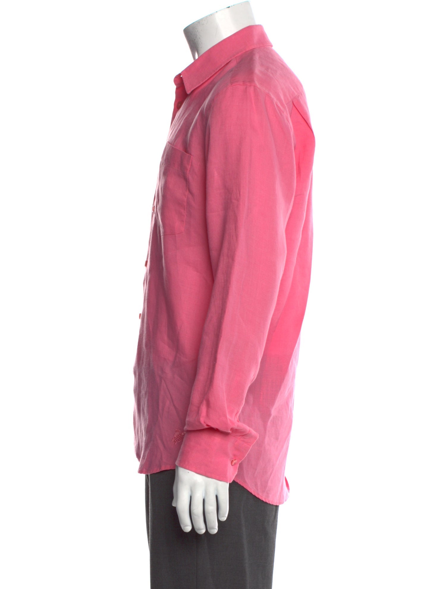 Vilebrequin Linen Long Sleeve Dress Shirt