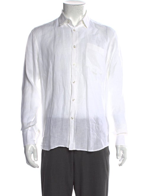 Vilebrequin Linen Striped Dress Shirt